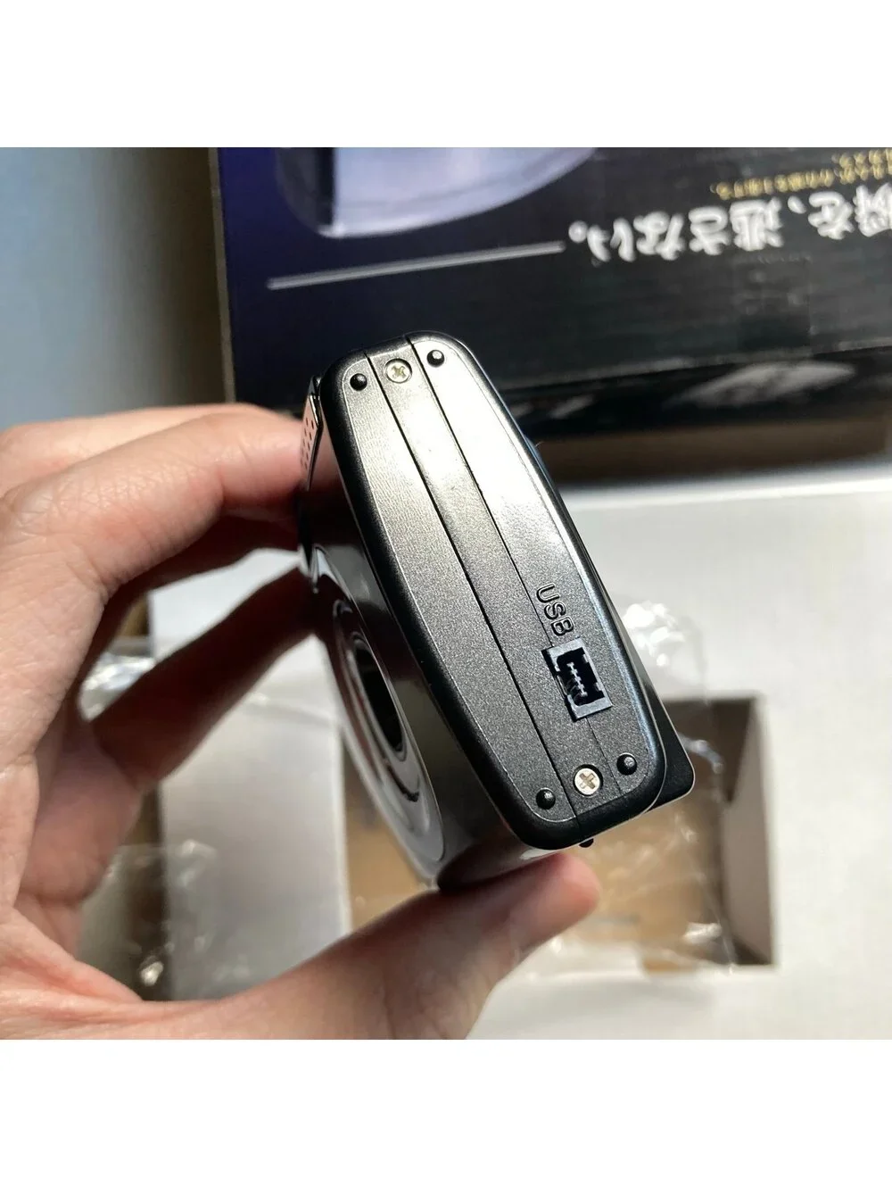 PX μ Black Japanese Lofi Digital Toy Camera Compact Vintage Retro Y2K Tested